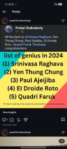 Mathematical Excellence &amp; Problem-Solving Recognition