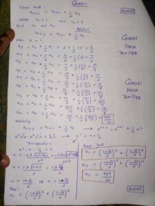 Solving Recurring Series in Algebra
