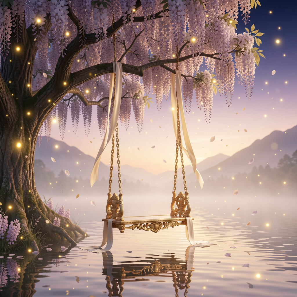 Whispers Beneath the Wisteria