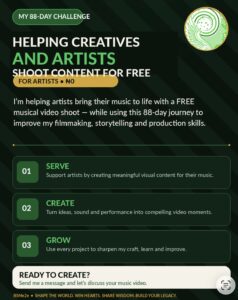 Helping artist and creative 88day challenge