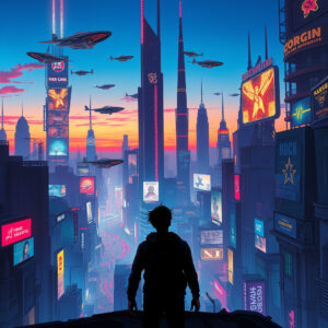 Where Neon Dreams Touch the Horizon