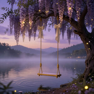 Whispers Beneath the Wisteria