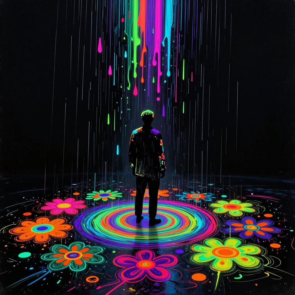 Where Color Falls from the Sky