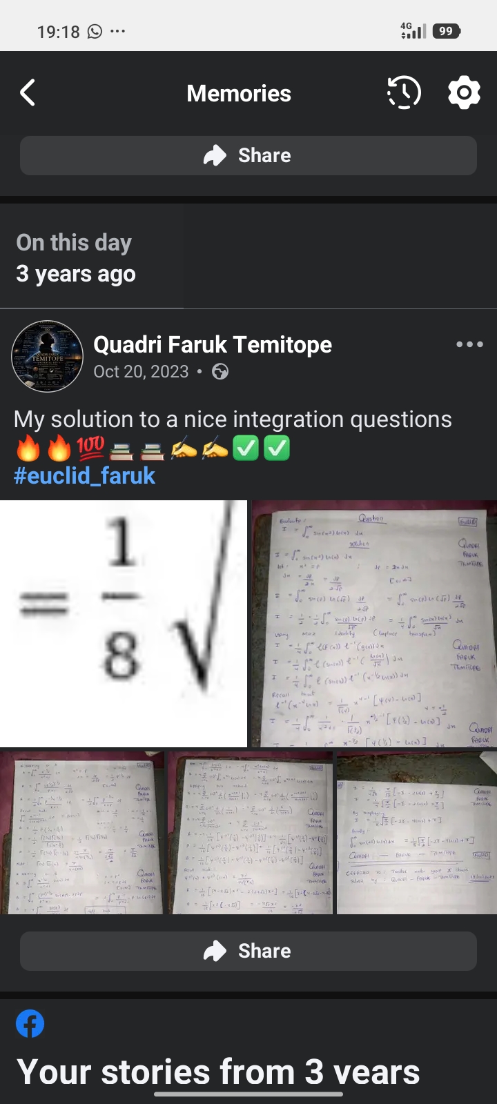 Advanced Mathematical Physics &amp; Integral Calculus Derivation