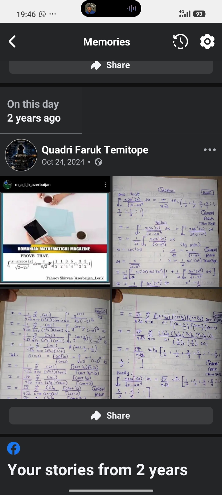 Advanced Definite Integrals &amp; Hypergeometric Series Derivat