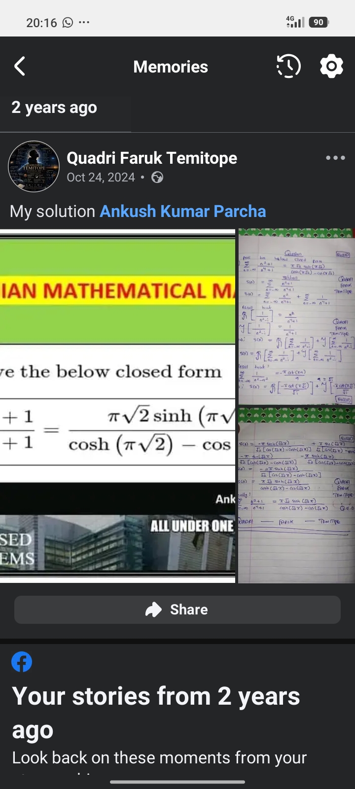 Advanced Infinite Series &amp; Hyperbolic Function Closed-Form
