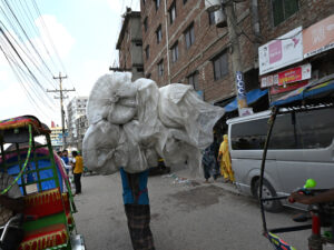 Carrying Plastic Waste