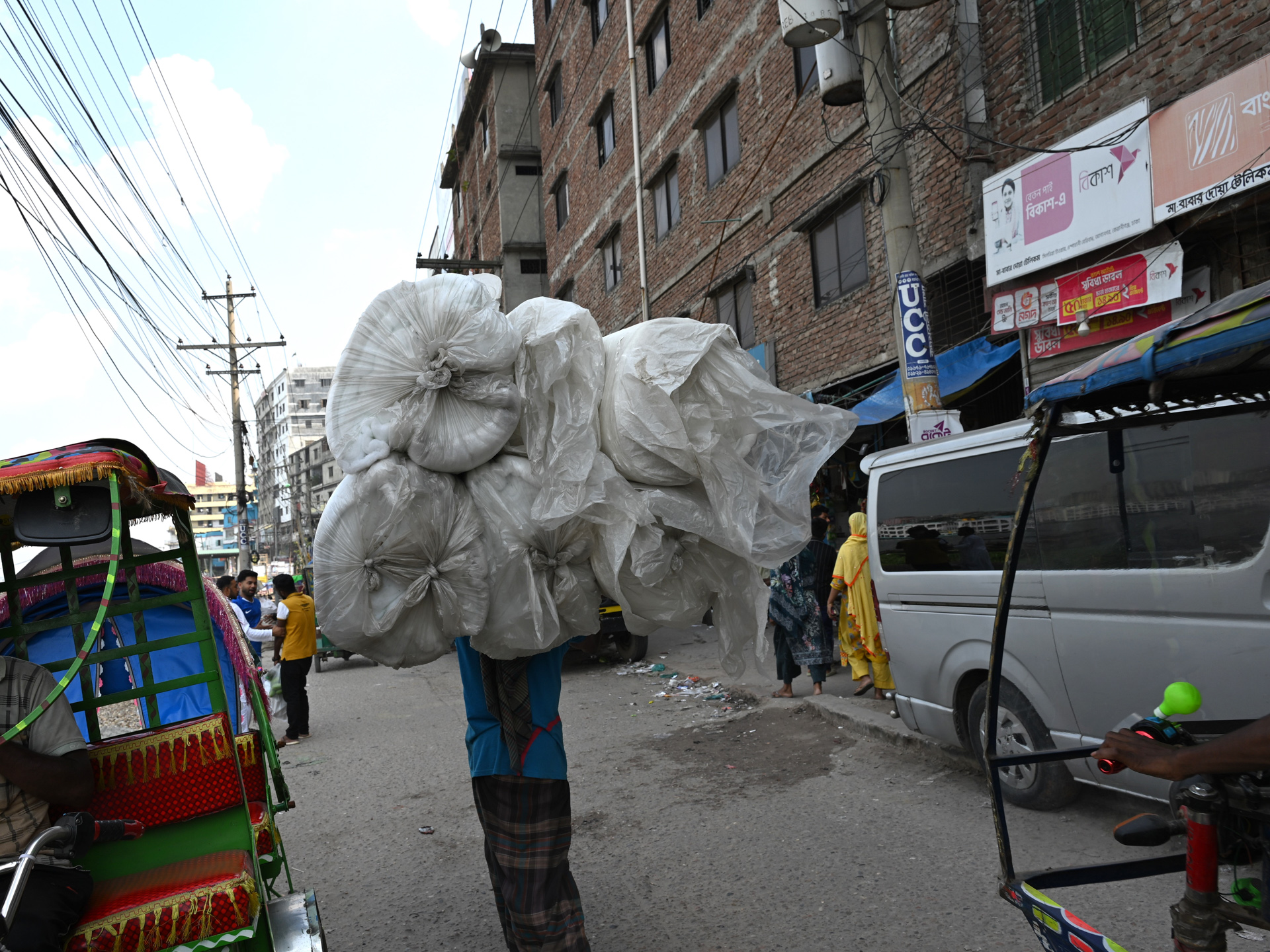 Carrying Plastic Waste