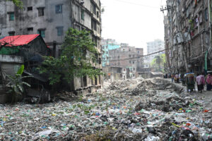 Waste Chokes the Canal