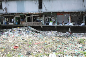 A Canal Choked With Waste