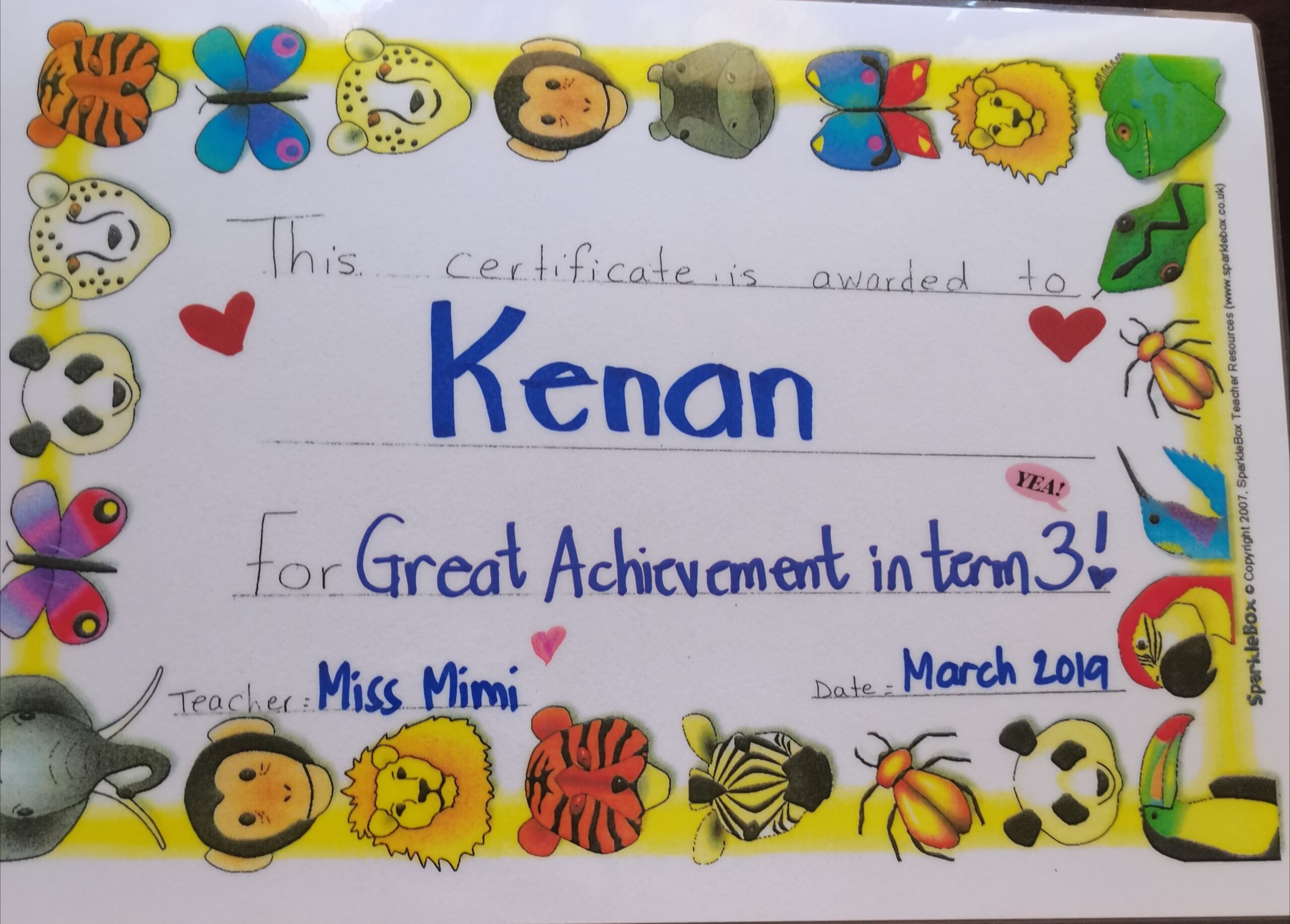 Great Academic Achievement