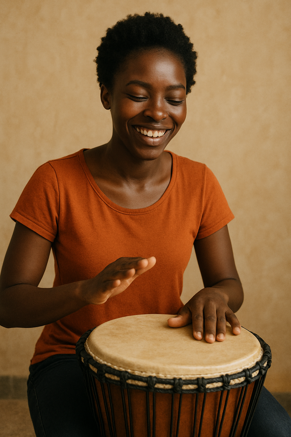 Female Drummer – AI