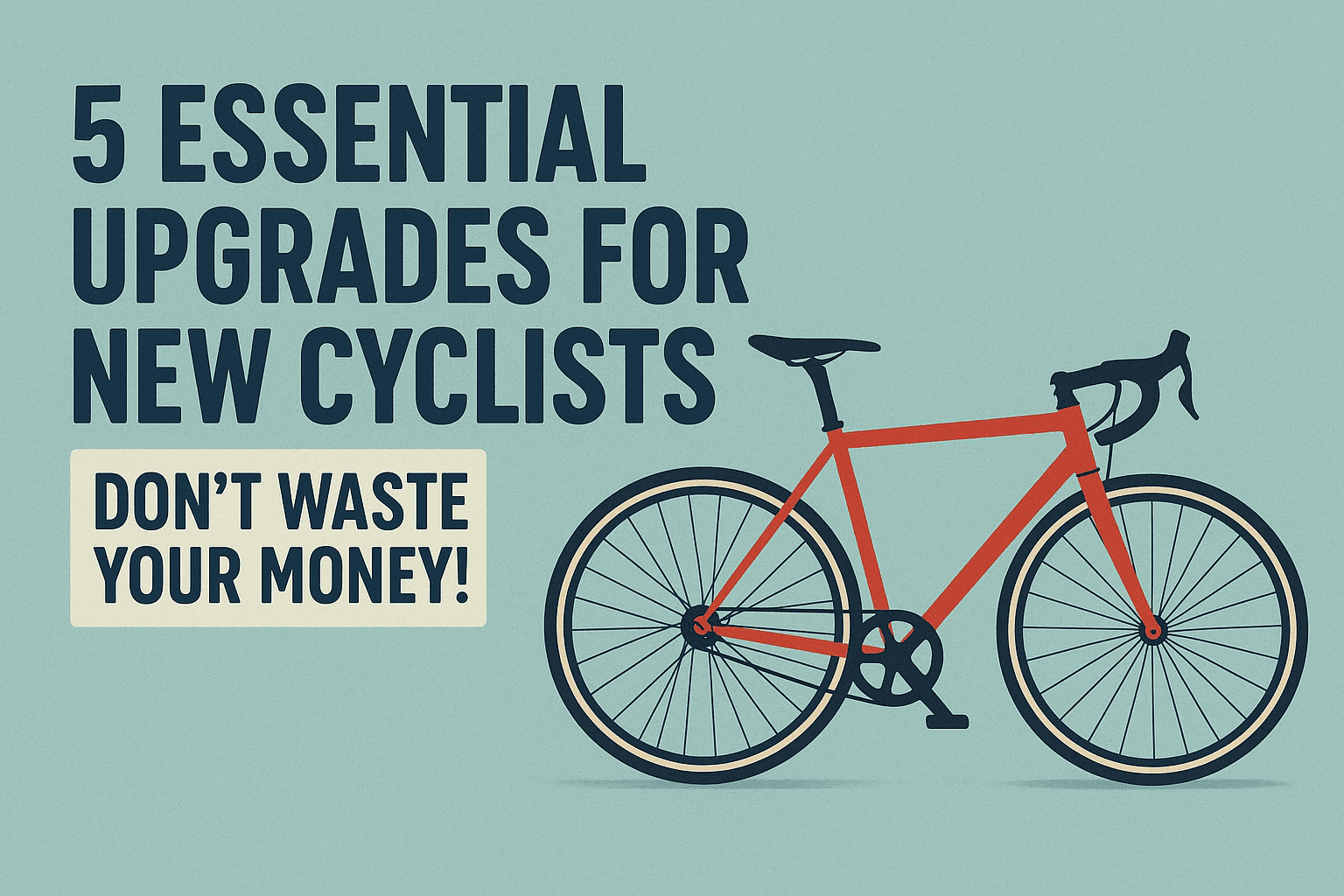 5 Essential Upgrades for New Cyclists: Donβt Waste Money!