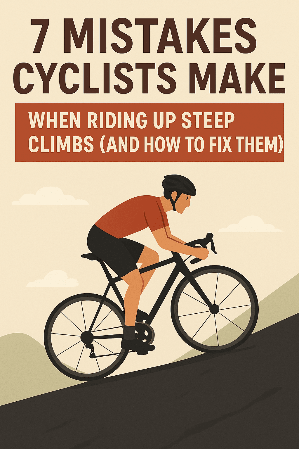 7 Mistakes Cyclists Make When Riding Up Steep Climbs