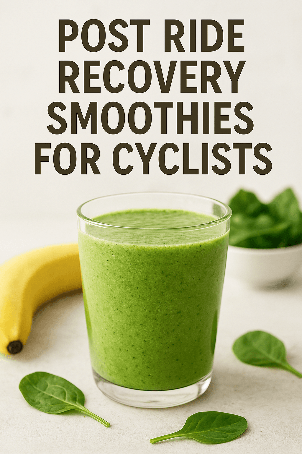 Post-Ride Recovery Smoothies for Cyclists