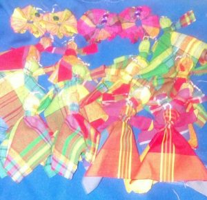 Handcrafted Madras Earrings – A Creole Month Tradition