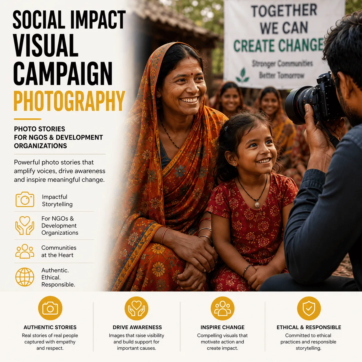 Social Impact Visual Campaign Photography β Photo Stories for NGOs & Development Organizations