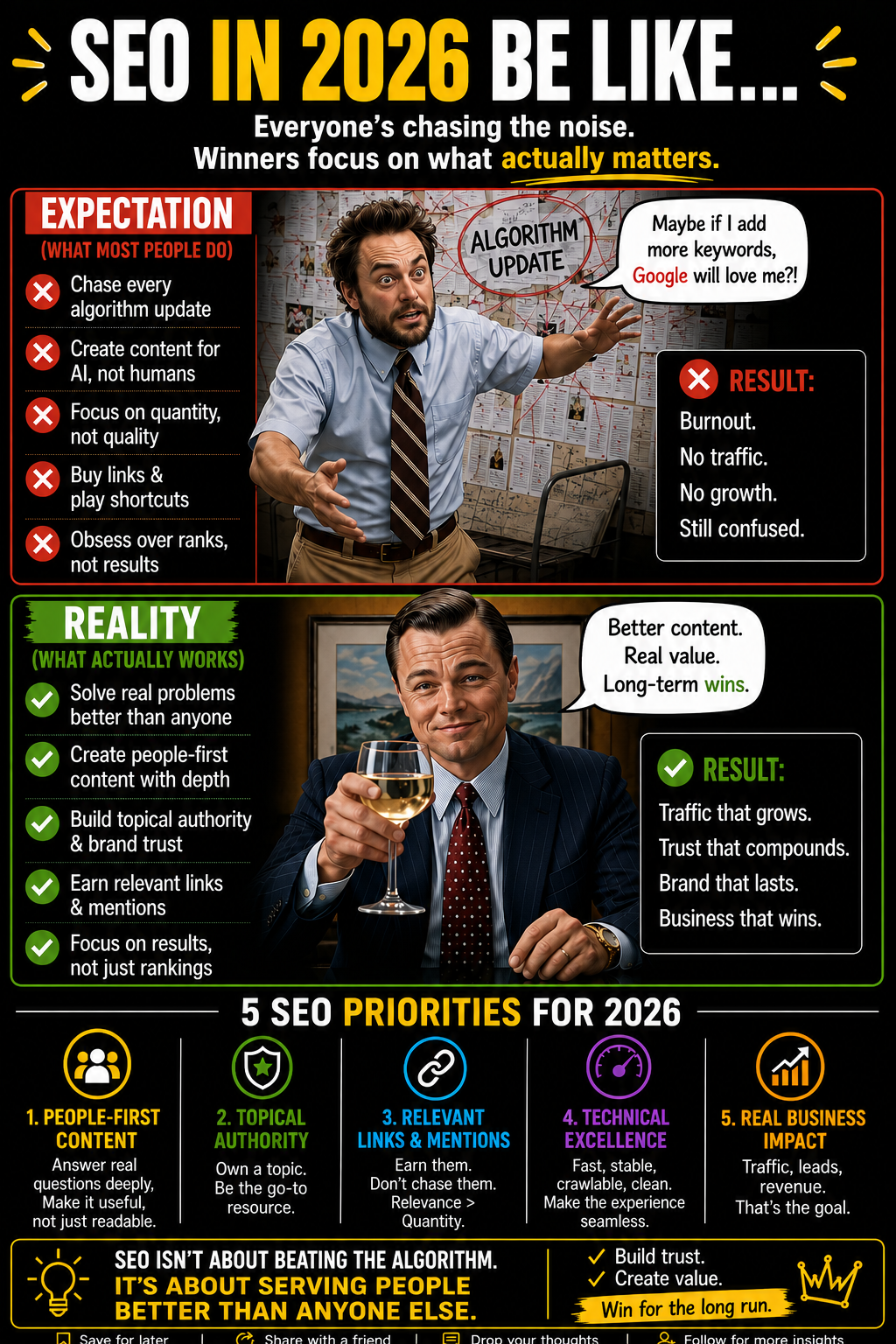 SEO in 2026 isn’t about chasing every algorithm update.