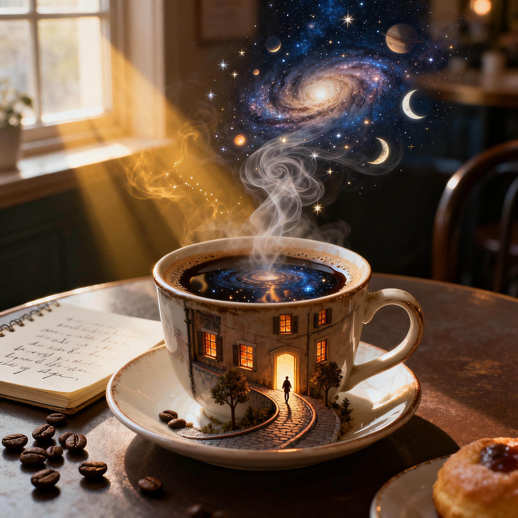 A Universe in Every Sip