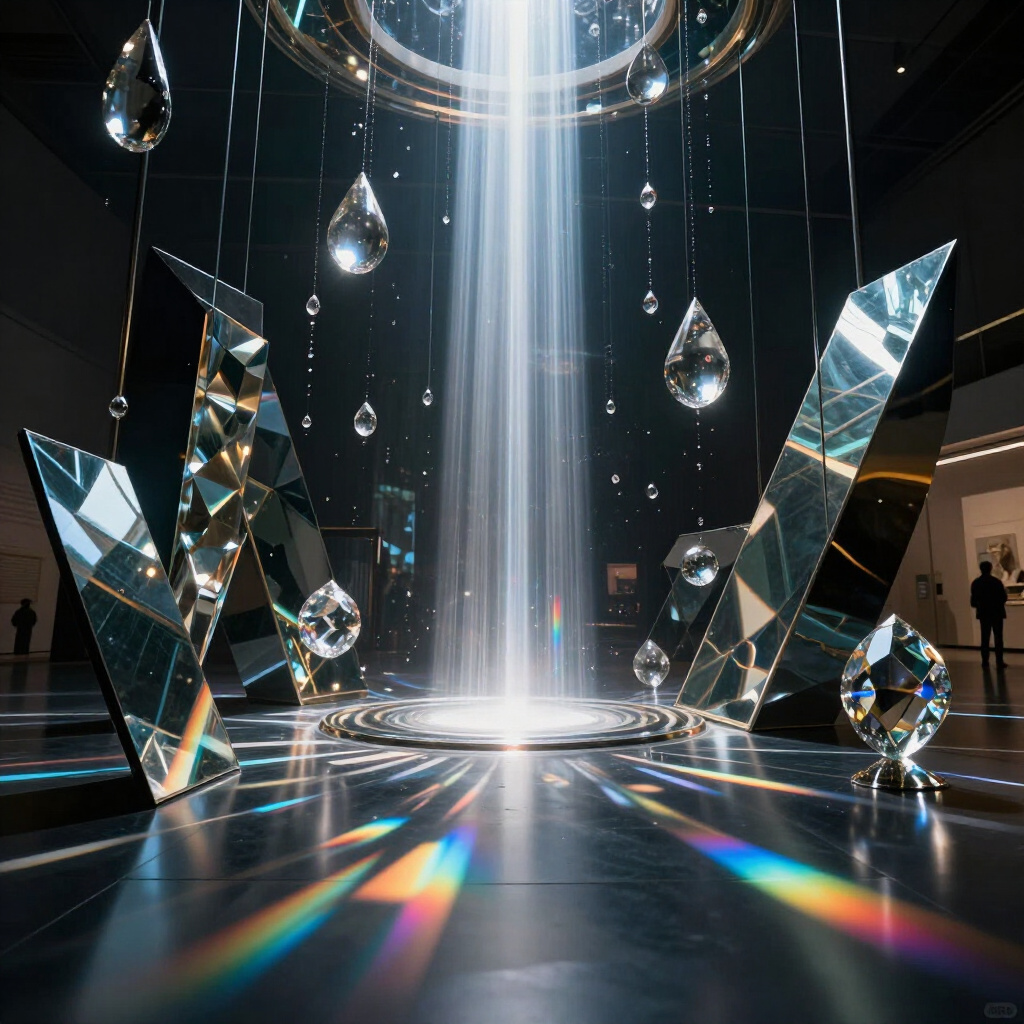 Refractions of Light — A Symphony of Crystal and Water