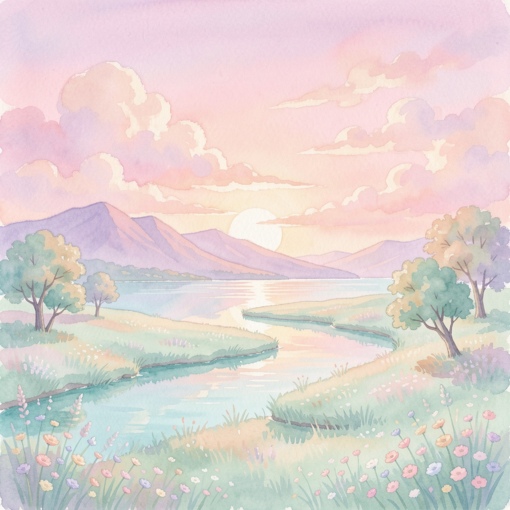 Where the Sky Whispers in Pastels