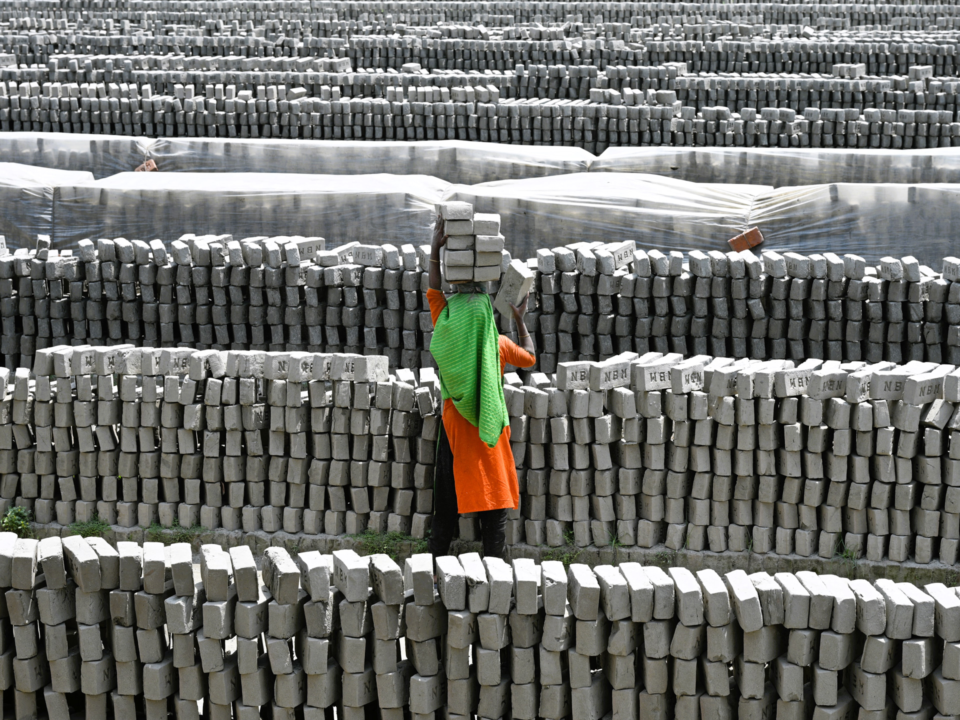 Moving Concrete Blocks